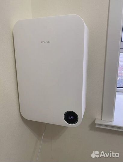 Бризер xiaomi с подогревом воздуха проветриватель