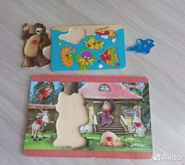 Деревянные пазлы