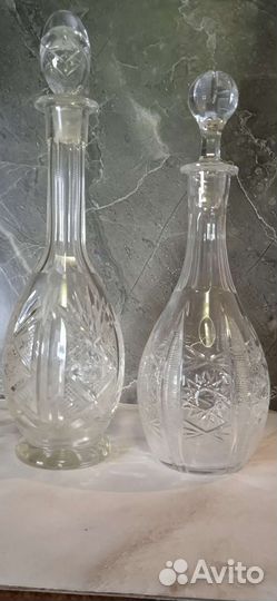 Графин хрустальный ссср, винтаж