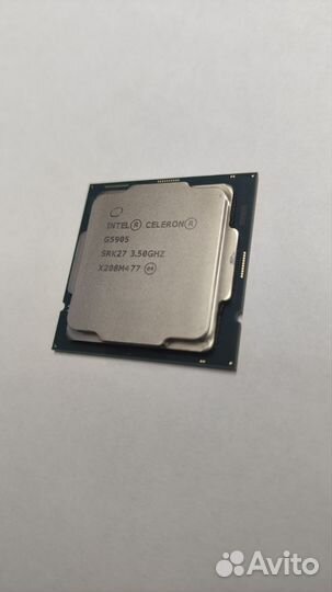 Процессор Celeron g5905 кулер в комплекте