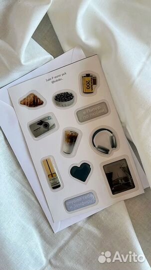 3D Стикеры из эпоксидной смолы оптом