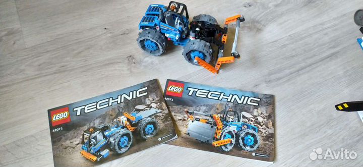 Lego Technic 2в1 42071, Lego City 60181 Лесной тра