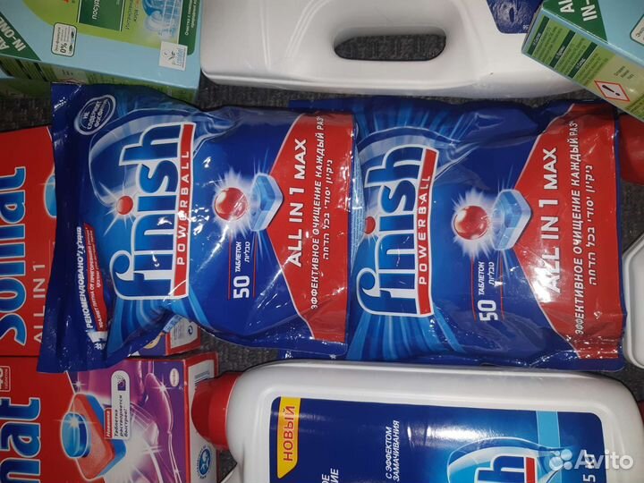 Порошок, таблетки Finish, Somat, frosch, biomio