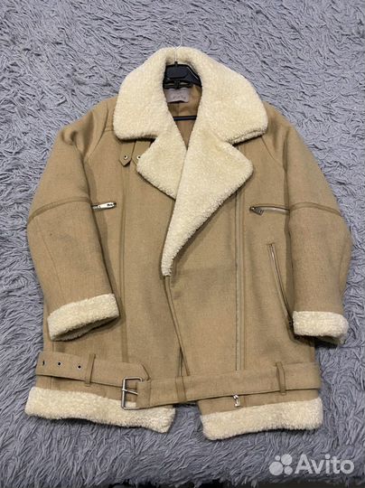 Дубленка женская zara