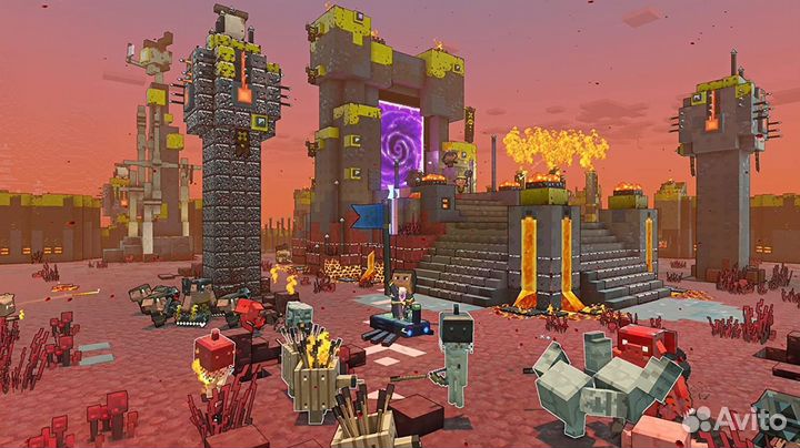 Minecraft Legends Deluxe Edition (Switch) Новый