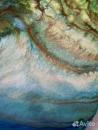 Картины ручной работы, флюид-арт