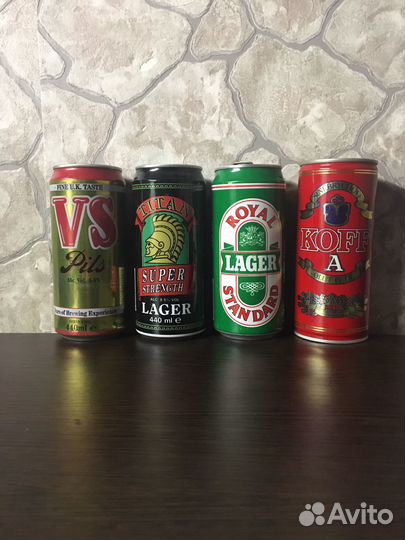 Пивные банки 90х