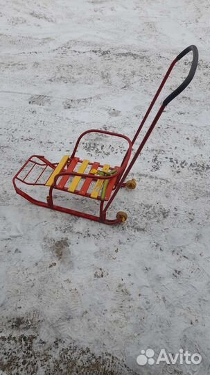 Детские санки коляска бу
