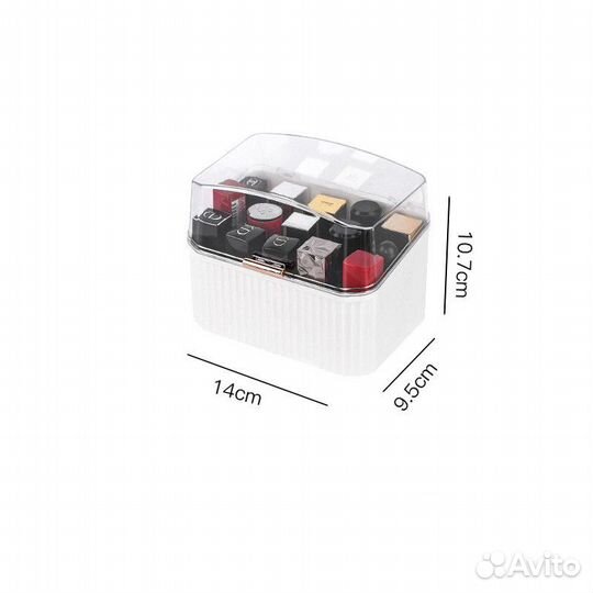 Белый органайзер для хранения помад (новый)