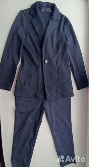 Школьная форма для девочки синяя 128 см