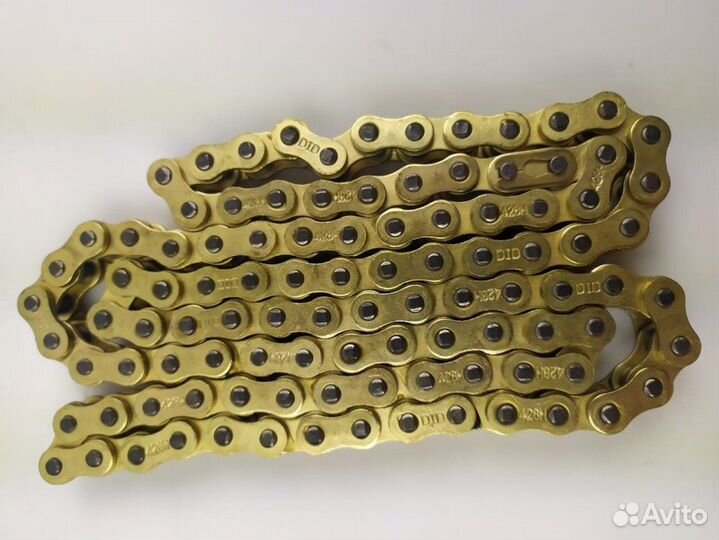 Цепь трансмиссии 428HD-102L (Усиленная) gold DID