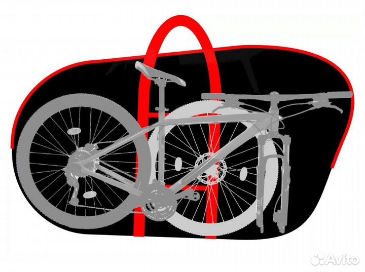 Вело чехол, для велосипеда усиленный 26 дюймов