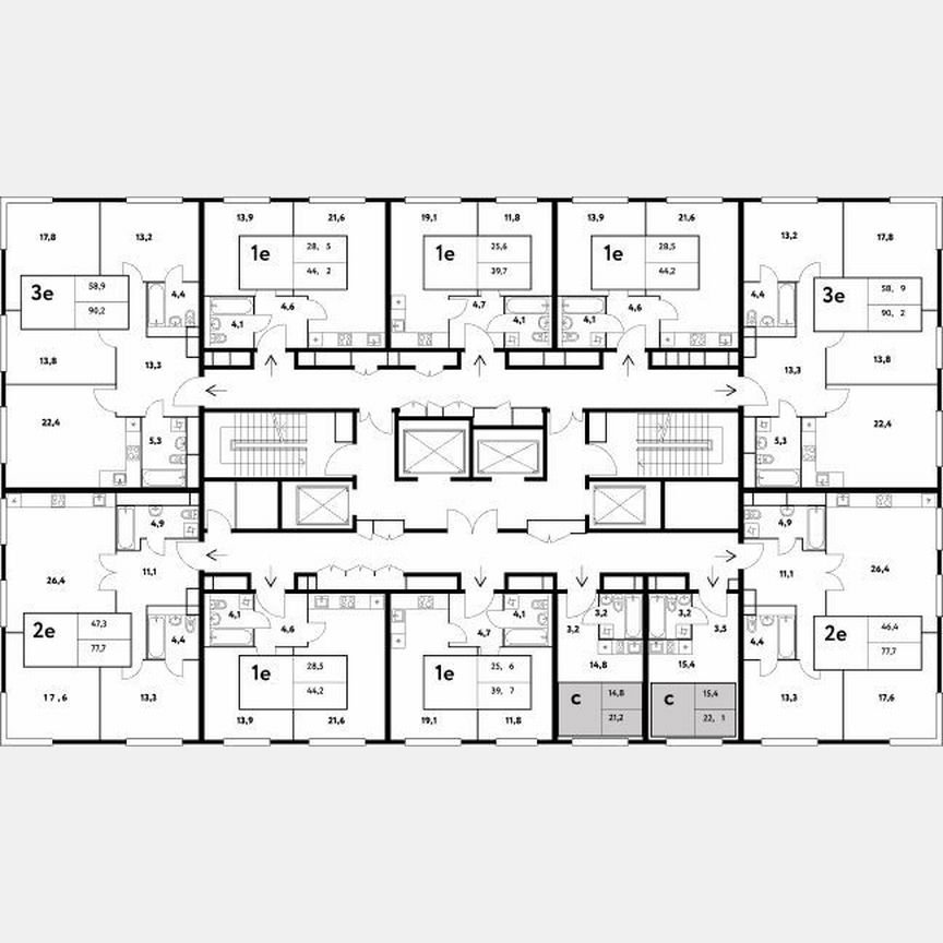 1-к. квартира, 39,7 м², 16/35 эт.