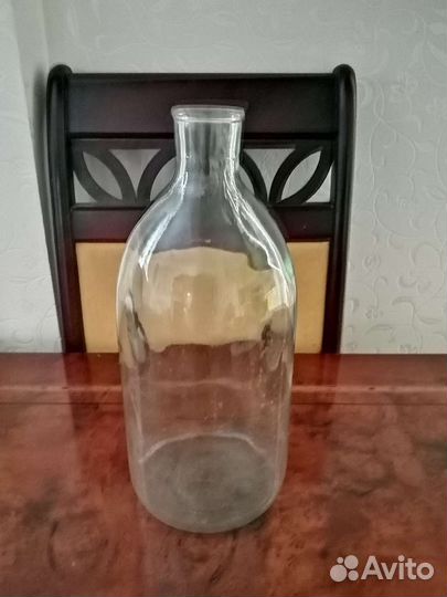 Бутыль стеклянная