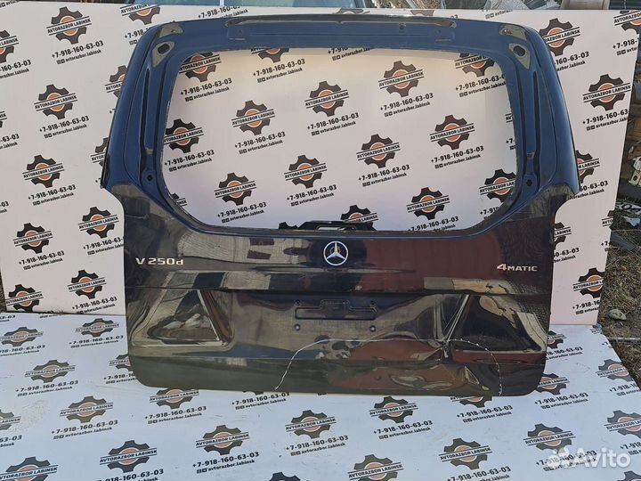 Мерседес V - class 2016 год, задняя дверь, крышка