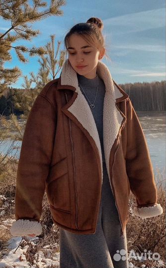 Дубленка zara