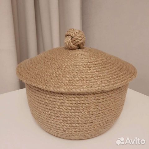 Корзина из джута, универсальная