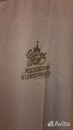 Московский мотофестиваль футболка мерч мотофест