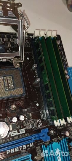 Материнская плата 1155 21гб оперативы