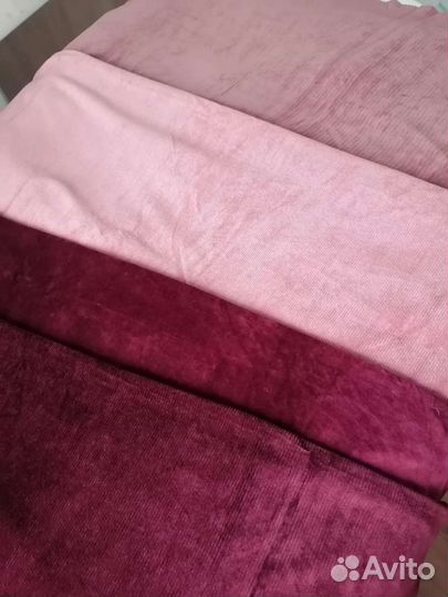 Велюр хлопковый отрезами