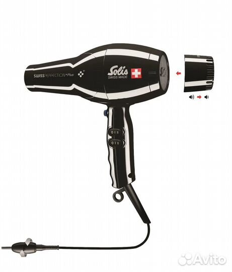 Фен Solis Swiss Perfection Plus, черный