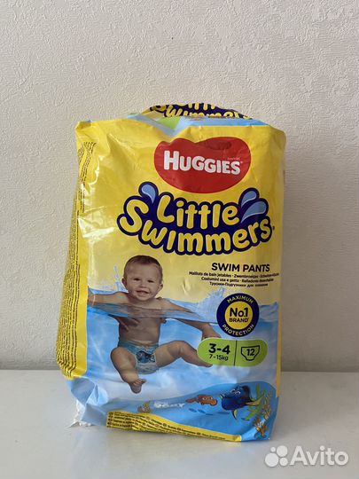 Подгузники-трусики Huggies для плавания