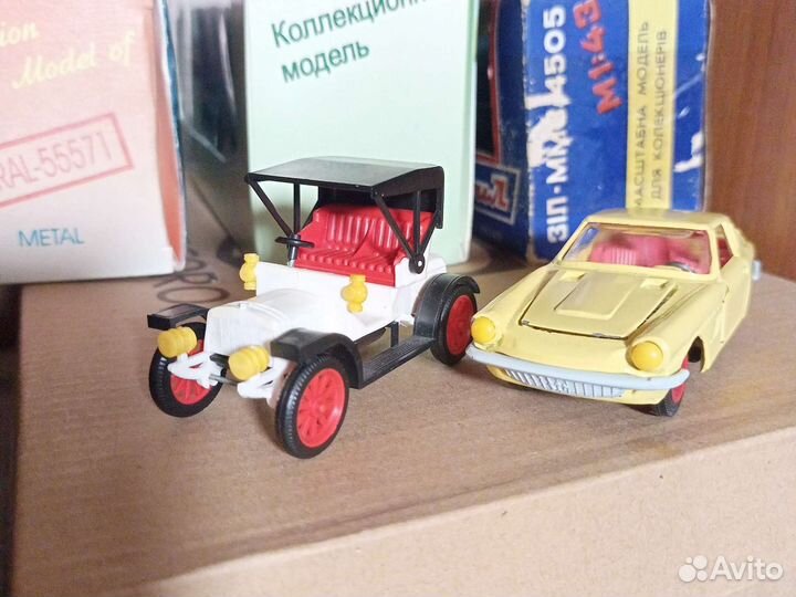 Модели Наш автопром, коробки репринт, Агат