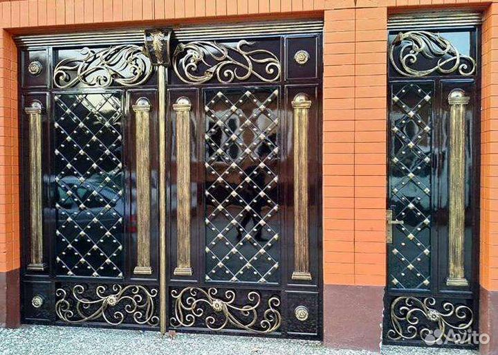 Навес ворота двери