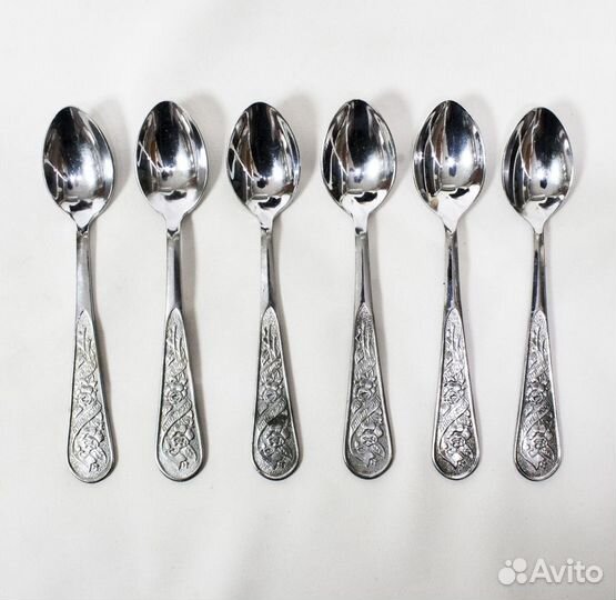 Набор чайные ложки С днем рождения 6 шт, в коробке