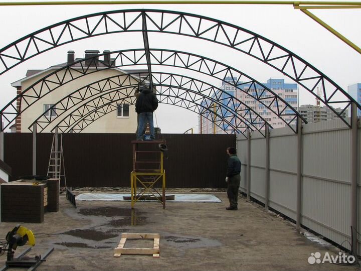 Навесы для АВТОМОБИЛЕЙ из поликарбоната