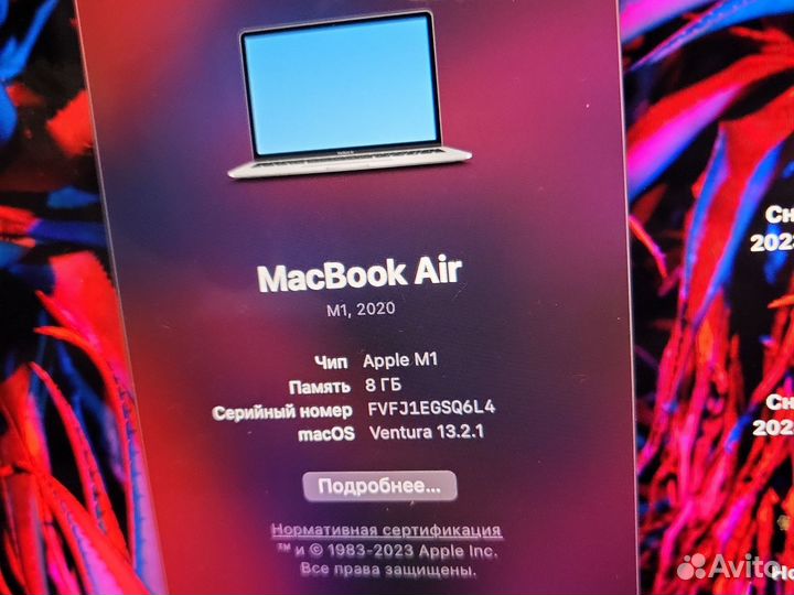 Macbook air m1 8 256 space gray