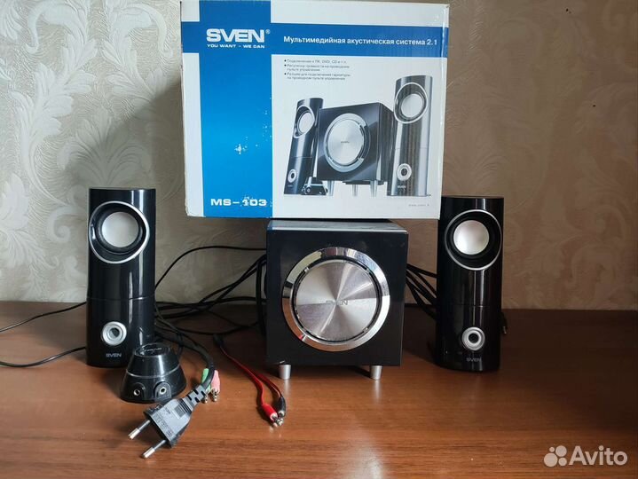 Колонки для компьютера sven 2.1