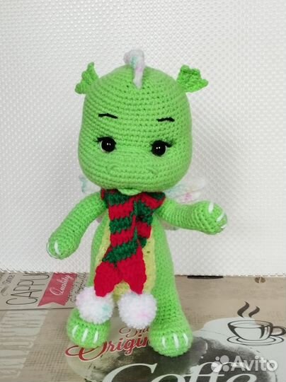 Дракон. Вязаная игрушка, ручная работа