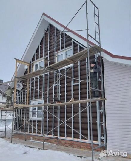 Фасадные работы, утепление домов, сайдинг