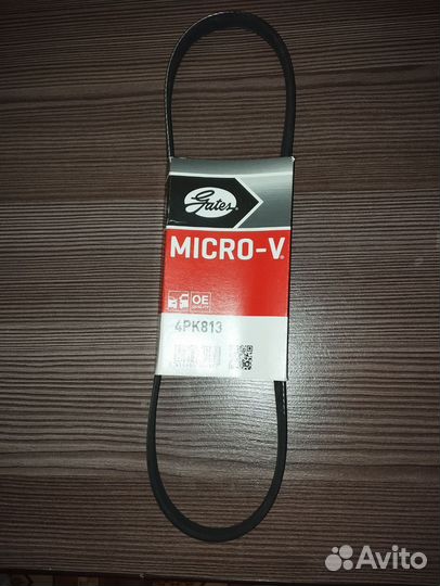 Ремень поликлиновый Gates 4PK813