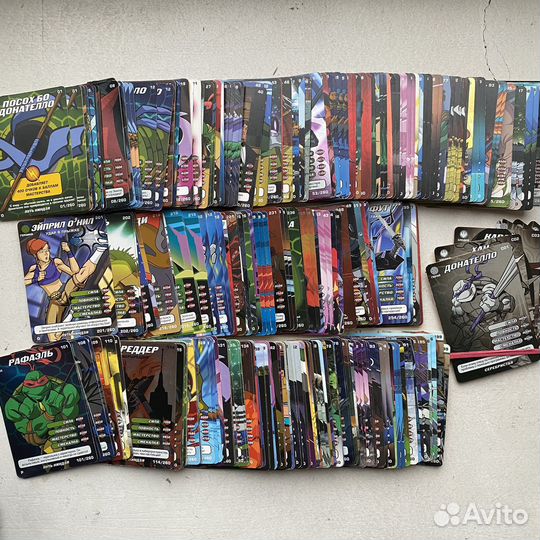 Карточки Черепашки Ниндзя tmnt