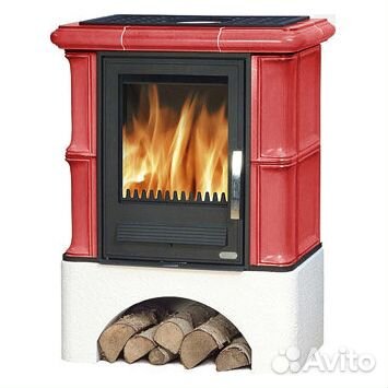 Кафельная печь ABX Bavaria K прямой цоколь, вставк