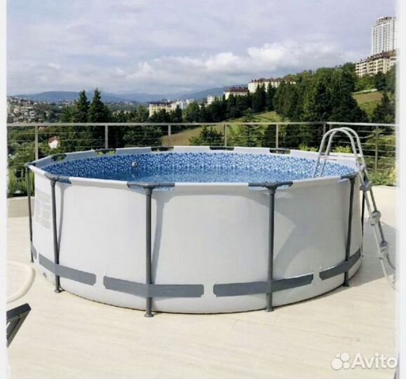 Каркасный бассейн 3.63х1.23 Steel Pro Max
