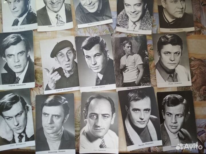 Актеры СССР. цветные и черно-белые