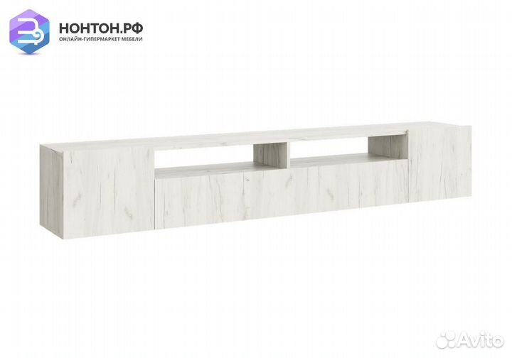 Тумба под тв Соло-16 дуб крафт белый