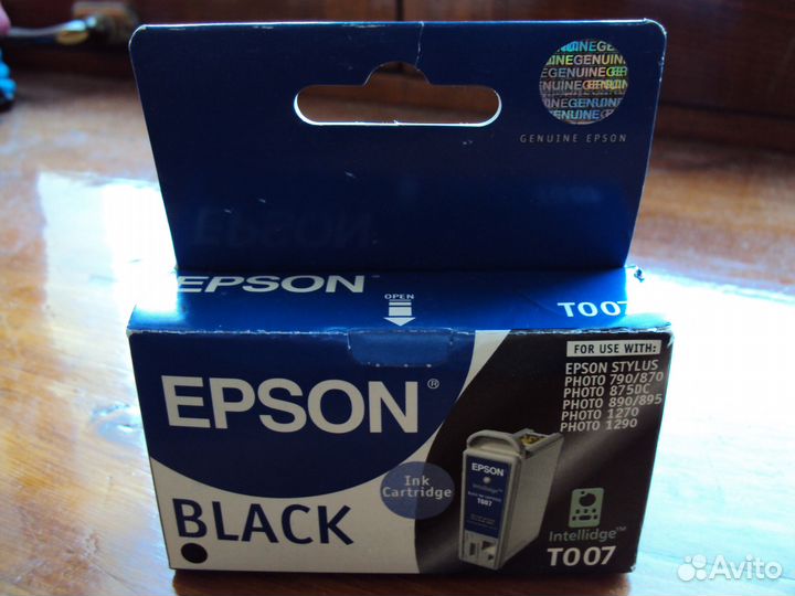 Картридж Epson black T007, оригинальный