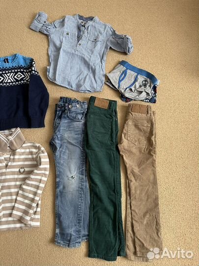 Вещи пакетом для мальчика 116 размер