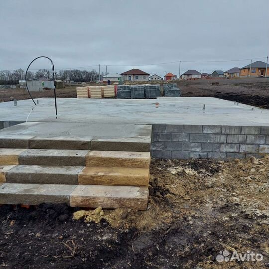 Заливка полов. Плита под ключ. Черновые полы