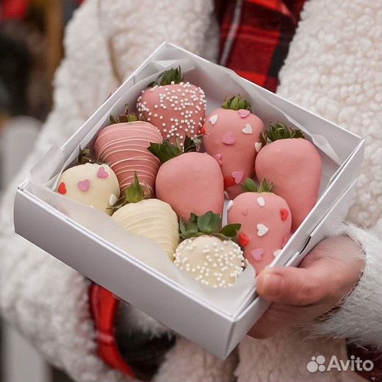 Клубника в шоколаде в коробочке 9