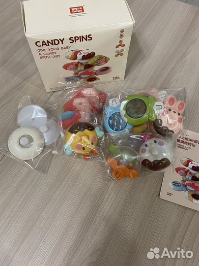 Погремушка грызунок спиннер