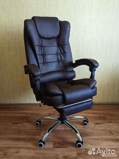 Компьютерное игровое кресло геймерское с массажем