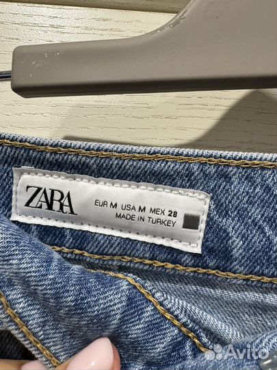 Джинсовая Юбка Zara М макси