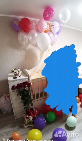 Детская кроватка 2 в 1