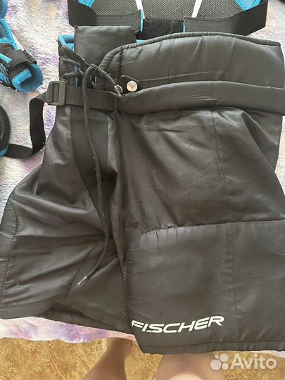 Детская хоккейная форма с крагами на 6-8 лет