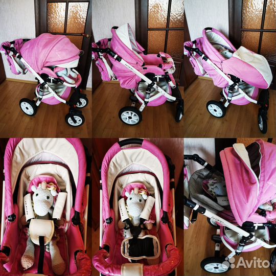 Коляска 3 в 1 Riko brano ecco